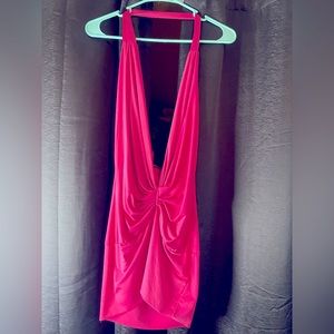 Pink party dress